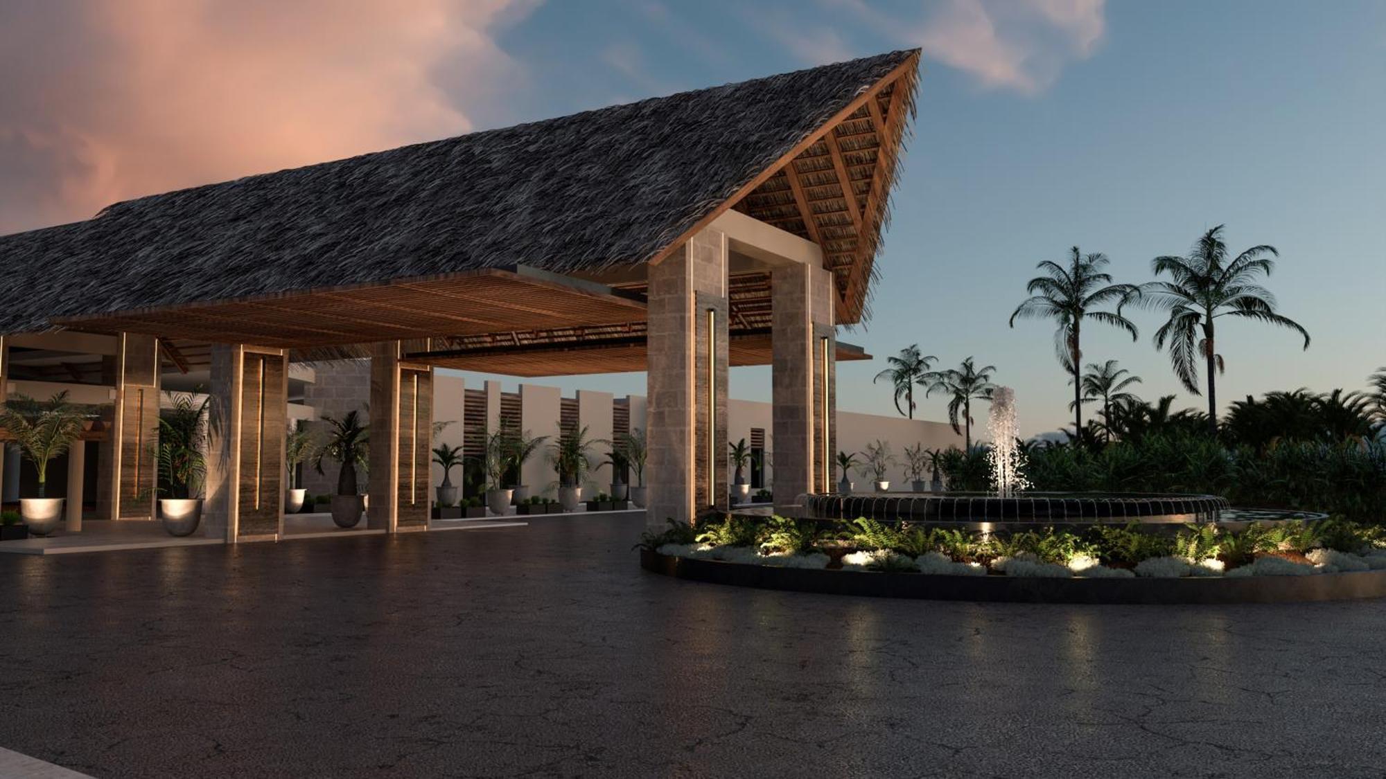 Breathless Punta Cana Resort & Spa (Adults Only) Esterno foto The entrance of the resort